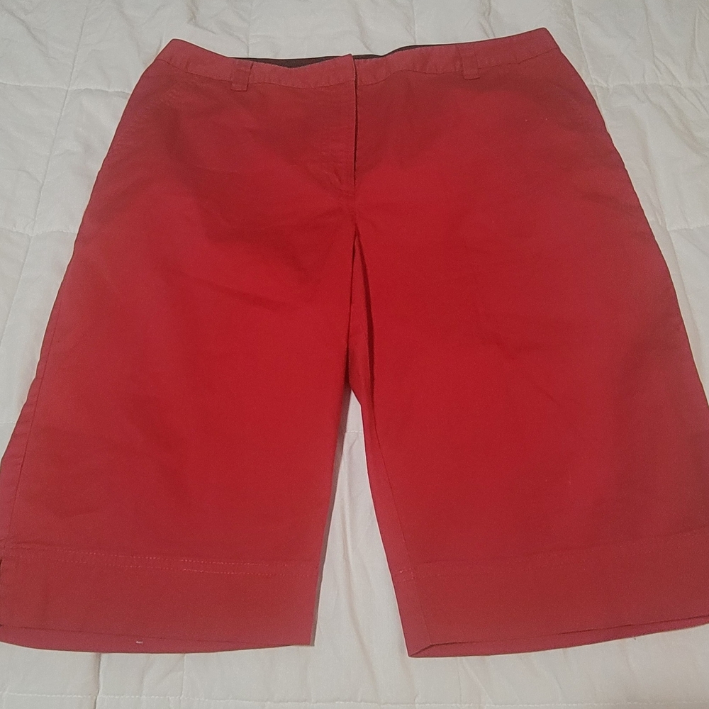 Kim Rogers Red Women's Bermuda Shorts
